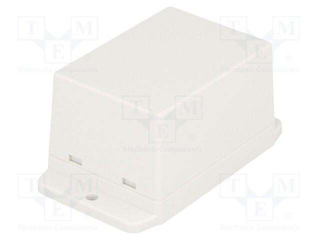 Enclosure: multipurpose; X: 50.4mm; Y: 70mm; Z: 42mm; ABS; white