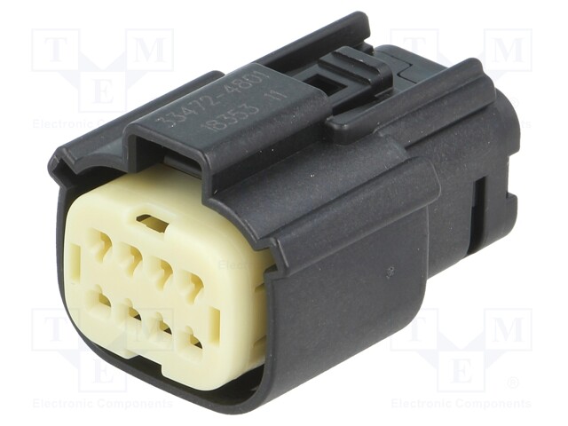Connector: wire-wire; MX150; plug; female; PIN: 8; for cable; 3.5mm