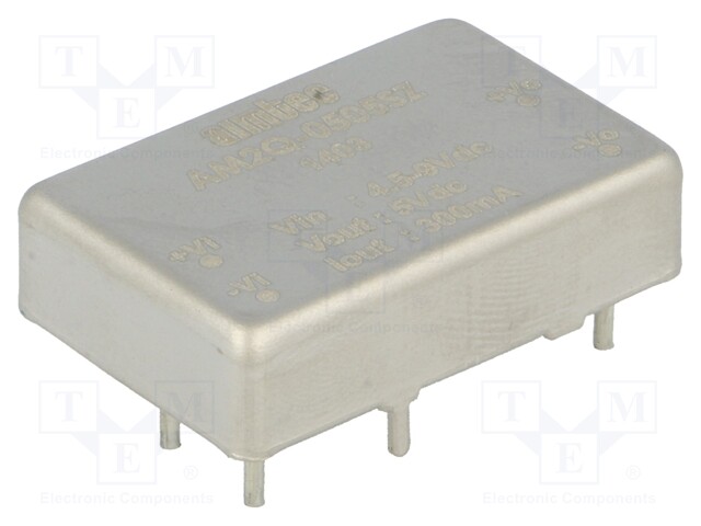 Converter: DC/DC; 2W; Uin: 4.5÷9V; 5VDC; Iout: 300mA; 1"x0,7"; 10g