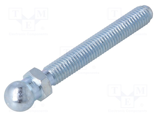 Pin; M10; Plunger mat: steel; Ø: 14mm; Plating: zinc