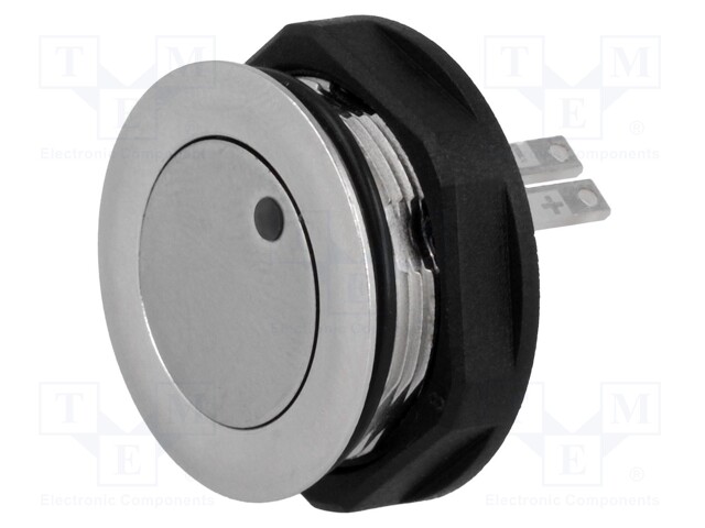 Switch: vandal resistant; Pos: 2; SPST-NO; 0.125A/48VDC; IP65