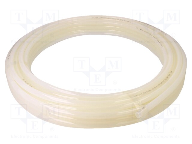 Pneumatic tubing; 17bar; L: 25m; polyamide 6; white