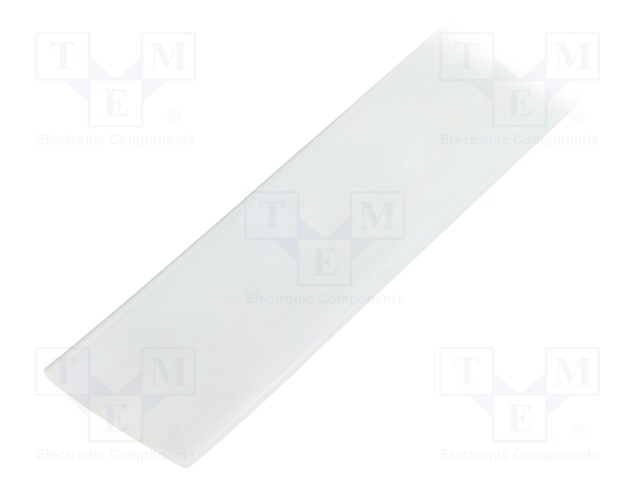 Heat shrink sleeve; flexible; 2: 1; 25.4mm; L: 10m; transparent