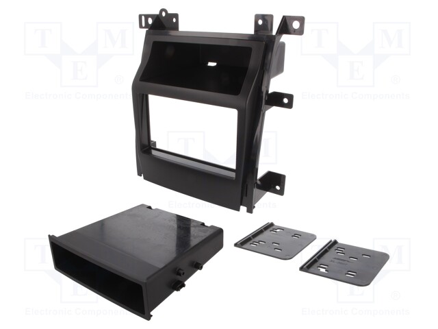 Radio mounting frame; Cadillac; 1 DIN,2 DIN; matt black