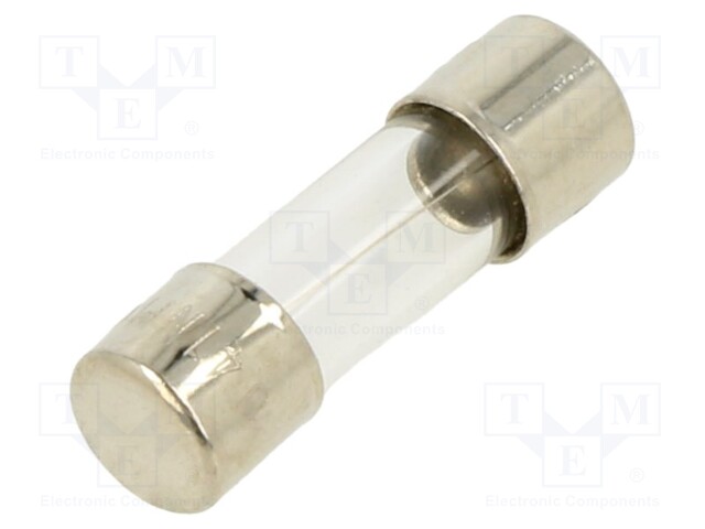 Fuse: fuse; 750mA; 250VAC; glass; 4.5x15mm