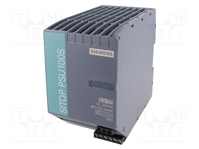 Power supply: switched-mode; 168W; 12VDC; 14A; 85÷132/170÷264VAC