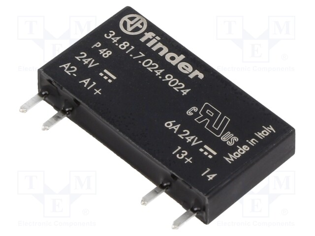 Relay: solid state; Ucntrl: 16÷30VDC; 2A; 1.5÷24VDC