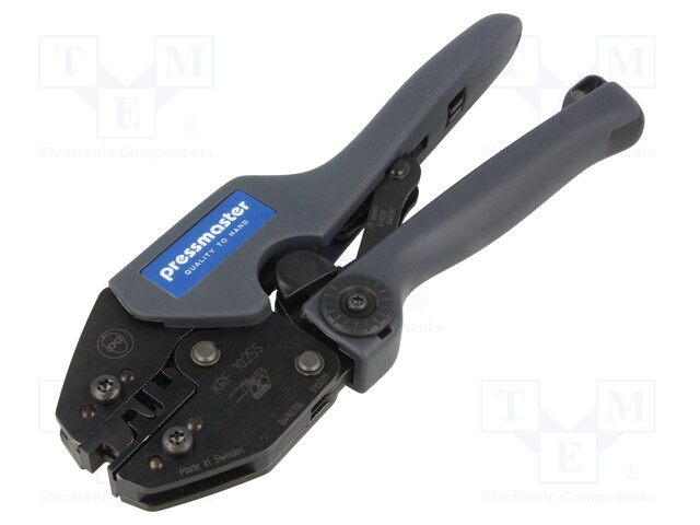 Tool: for crimping; non-insulated terminals angeled 90°; 204mm