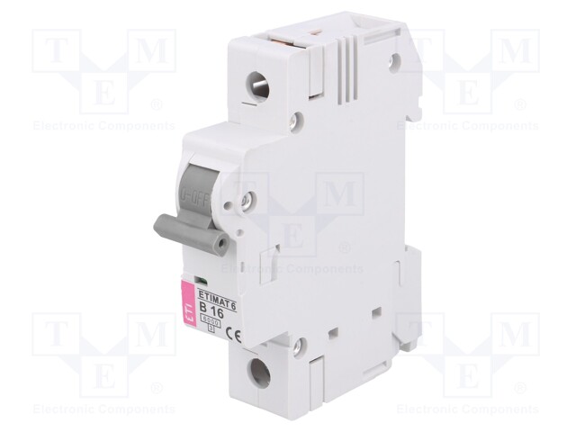 Circuit breaker; 230/400VAC; Inom: 13A; Poles: 1; DIN; Charact: B