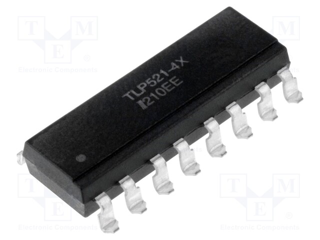 Optocoupler; SMD; Channels: 4; Out: transistor; Uinsul: 2.5kV