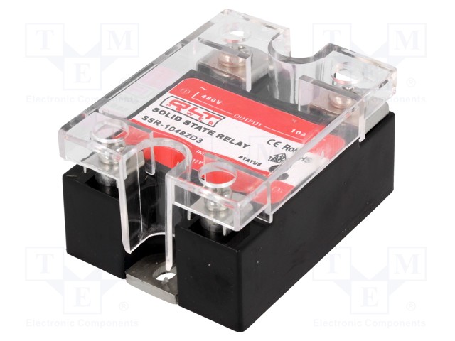 Relay: solid state; Ucntrl: 4÷32VDC; 10A; 44÷440VAC; Series: SSR-Z