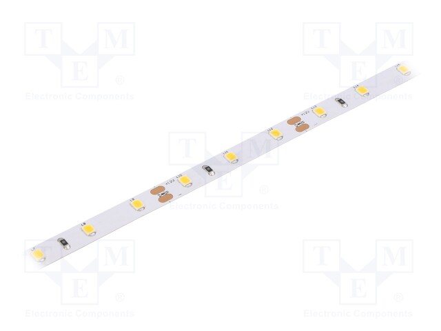 LED tape; white warm; 2835; 12V; LED/m: 60; 8mm; IP20; 4.8W/m