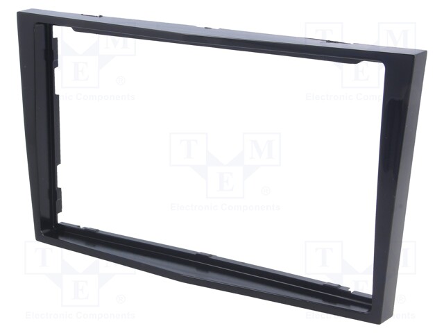 Radio mounting frame; Opel; 2 DIN; black