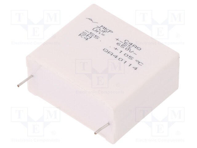 Capacitor: polypropylene; DC-Link; 7uF; ESR: 9mΩ; C4AQ; THT; ±5%