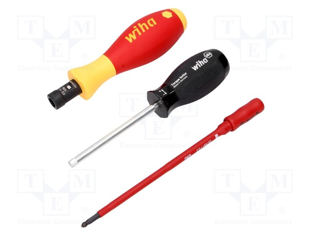 Screwdrivers; dynamometric,adjustable; Package: plastic case