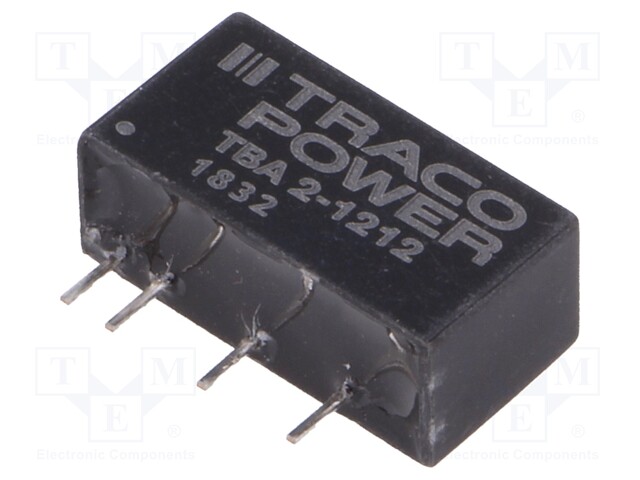 Converter: DC/DC; 2W; Uin: 10.8÷13.2V; Uout: 12VDC; Iout: 165mA; SIP7