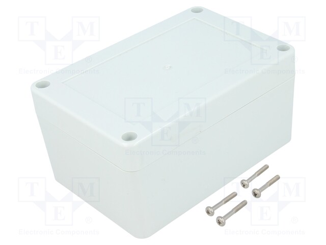 Enclosure: multipurpose; X: 80mm; Y: 120mm; Z: 60mm; ZP; light grey