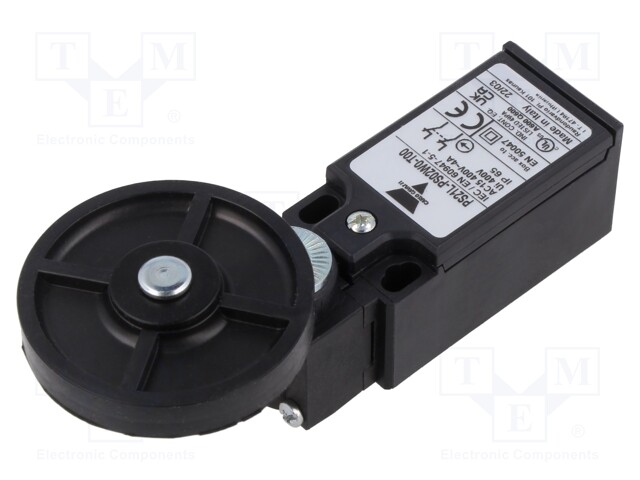 Limit switch; roller lever; NC x2; 10A; PG13,5; IP65; -25÷70°C
