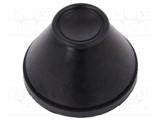 Grommet; Ømount.hole: 60.2mm; EPDM; black; Panel thick: 1.3÷5mm