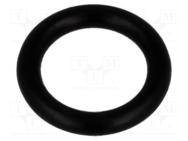 O-ring gasket; NBR; D: 1.78mm; Øint: 7.65mm; black