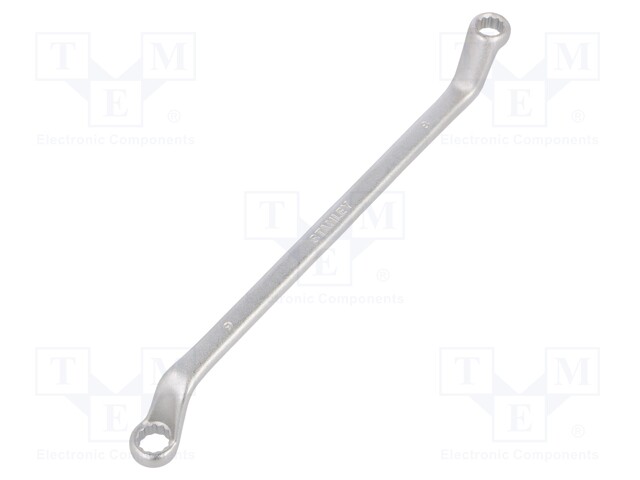 Key; box,bent; 8mm,9mm; Chrom-vanadium steel; L: 183mm