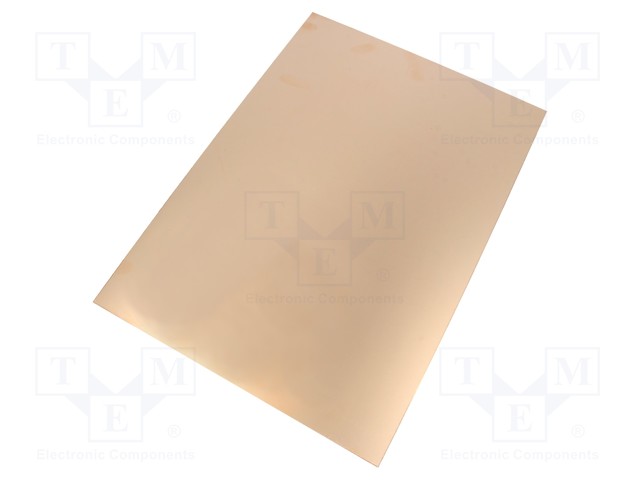 Laminate; FR4; 2.4mm; L: 297mm; W: 210mm; Coating: copper