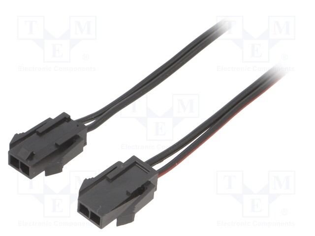 Cable; Micro-Fit 3.0; MX-43640-0200,male-male; PIN: 2; 0.8m; 4A