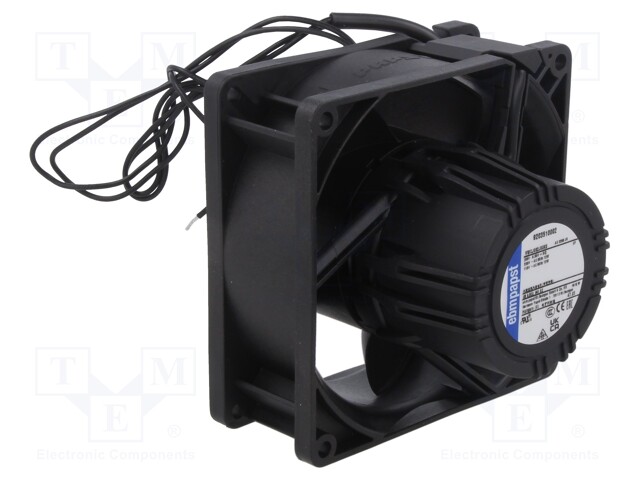 Fan: AC; axial; 92x92x70.7mm; 144m3/h; 55dBA; ball bearing; 6800rpm