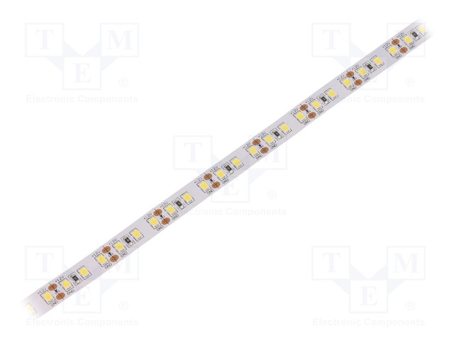 LED tape; white cold; LED/m: 120; SMD; 2835; 12V; 10mm; white PCB