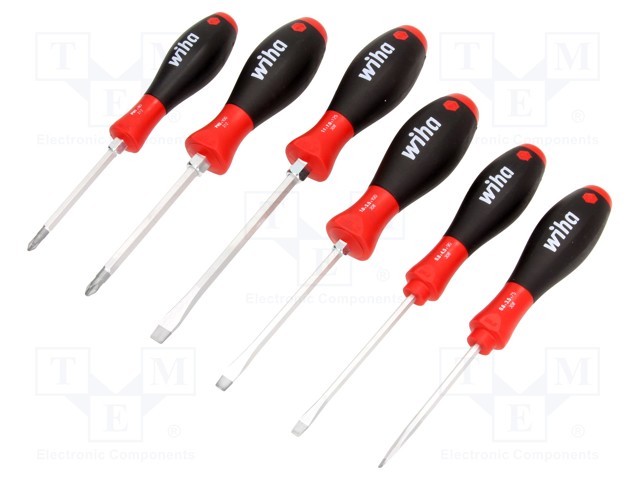 Screwdrivers; Pcs: 6; Package: cardboard packaging