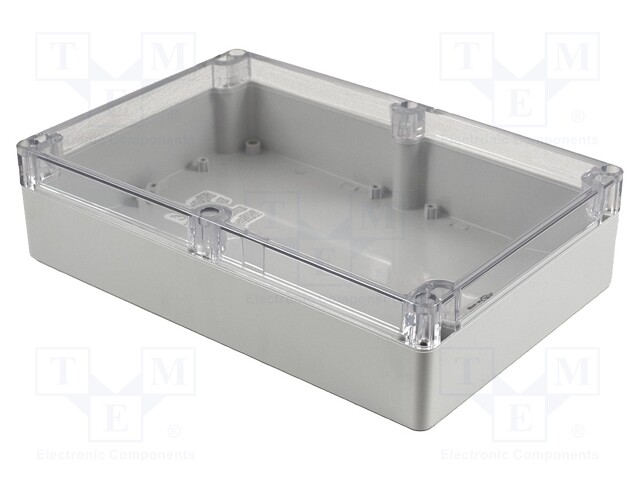 Enclosure: multipurpose; X: 160mm; Y: 240mm; Z: 60mm; 1554; grey; IP68