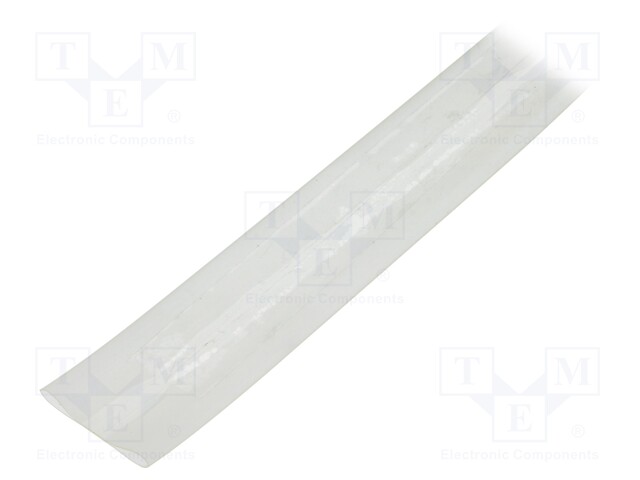 Heat shrink sleeve; flexible; 2: 1; 25.4mm; L: 10m; transparent