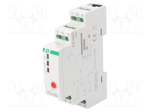 Converter: voltage; DIN; 9÷30VAC/DC; 9÷30VDC; IP20; 9÷30VAC