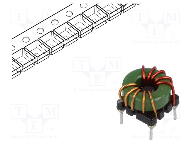 Inductor: wire; THT; 55uH; 8.5mΩ; -40÷105°C; ±35%; 5.7A; 500VDC