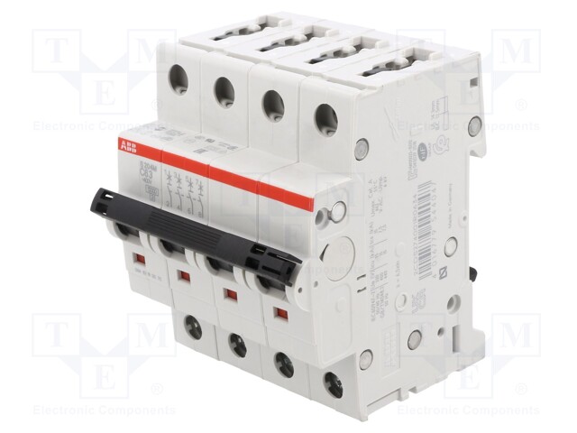 Circuit breaker; 400VAC; Inom: 63A; Poles: 4; DIN; Charact: C; 10kA