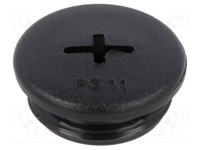 Stopper; PG11; Mat: polyamide; black; Pcs: 10