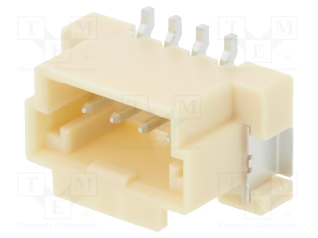 Socket; wire-board; male; DuraClik; 2mm; PIN: 4; SMT; 3A; -40÷105°C