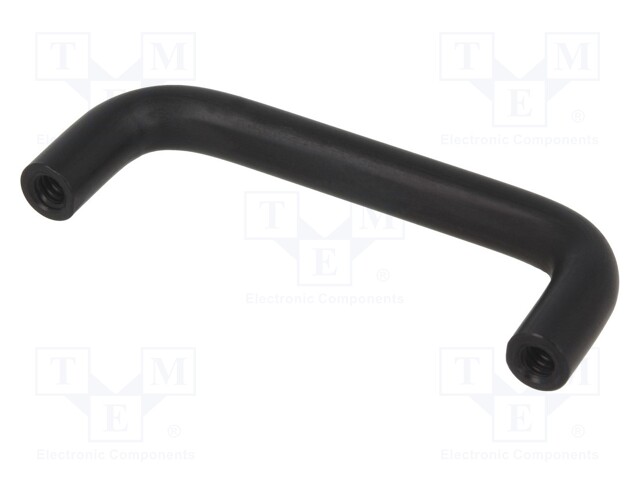 Handle; Mat: aluminium; black; H: 15.9mm; W: 4.75mm