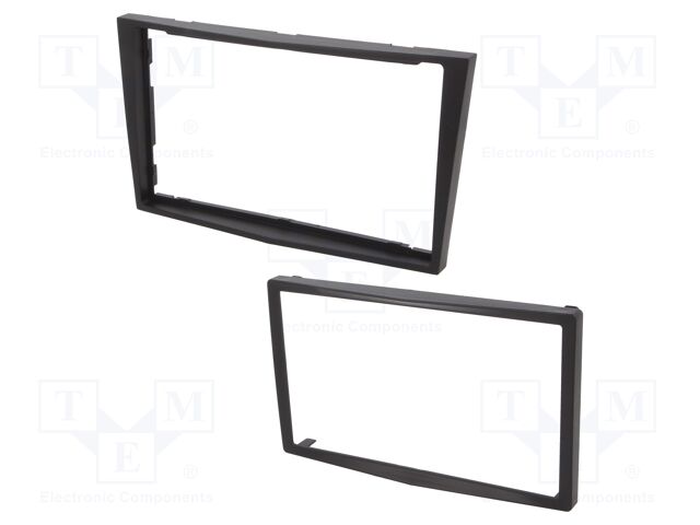 Radio frame; Opel; 2 DIN; anthracite