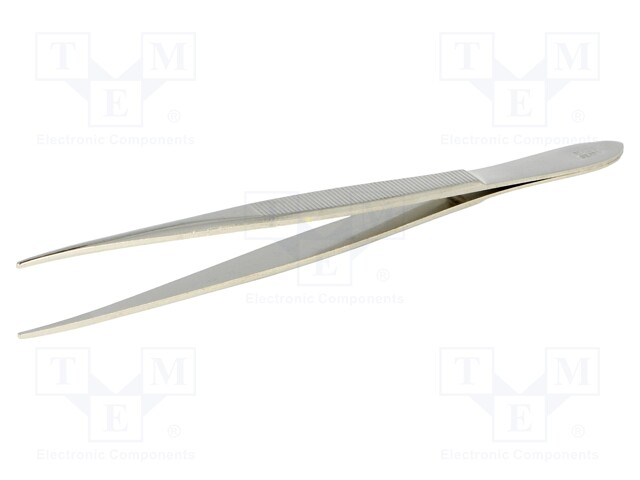 Tweezers; Tweezers len: 120mm; Blades: straight,elongated