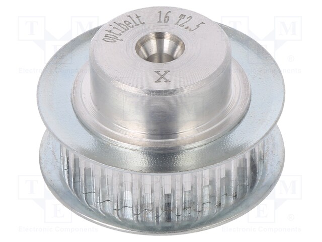 Belt pulley; T2.5; W: 4; 6mm; whell width: 16mm; Ø: 24.95mm; ZRS