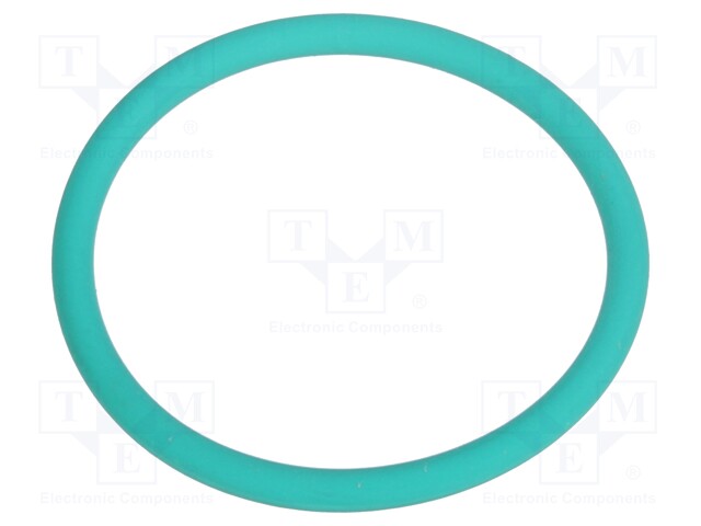 O-ring gasket; FPM; D: 1.5mm; Øint: 18mm; PG16; green; -40÷200°C