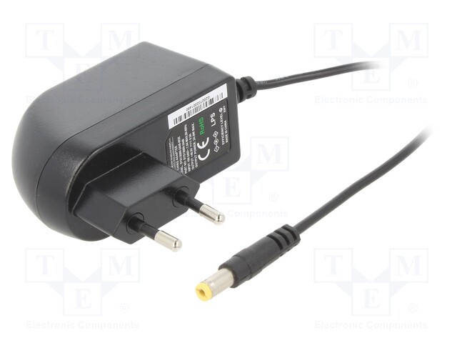 Power supply: switched-mode; volatage source; 48VDC; 0.5A; 24W