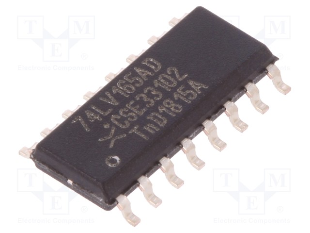 IC: digital; 8bit,shift register,serial output,parallel in; SMD