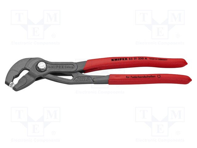 Pliers; for spring hose clamp; 250mm