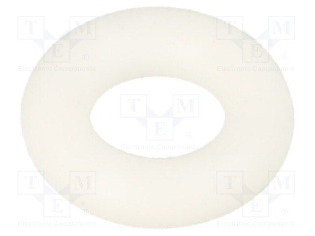 O-ring gasket; silicone; Thk: 2mm; Øint: 4mm; white; -60÷160°C