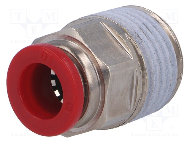 Composite connector; straight; BSP 1/2"