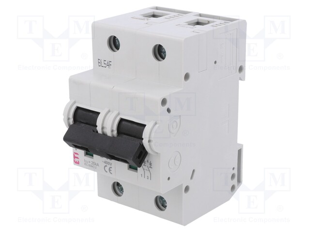 Circuit breaker; 230/400VAC; Inom: 80A; Poles: 2; DIN; Charact: B