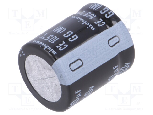 Capacitor: electrolytic; SNAP-IN; 100uF; 450VDC; Ø22x25mm; ±20%