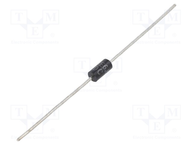 Diode: TVS; 600W; 6.12÷7.48V; 57A; bidirectional; ±10%; DO15